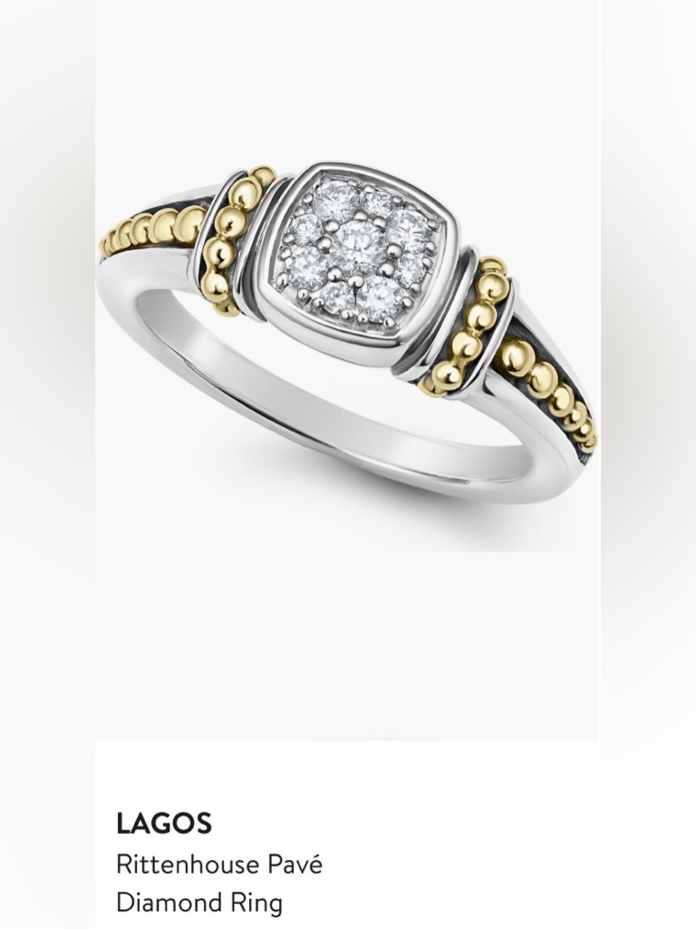 LAGOS Two Tone
Rittenhouse Pavé
Diamond Ring - Picture 3 of 15